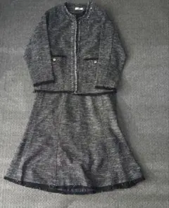 ツイードジャケットとスカートのセット　卒業式　入学式　LL
