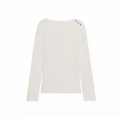 ZARA 新品未使用ボタン付きロングスリーブトップスのサムネイル