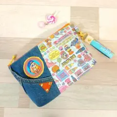 デニムリメイク×マイリトルテイラーポーチ＆アンブレラマーカー☆ジョリーフルール