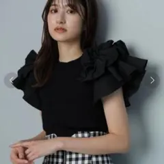 新品タグ付 Rirandture リランドチュール ２ＷＡＹバルーンスリーブ 黒