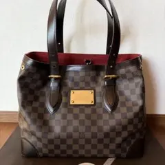 【LOUIS VUITTON】 ルイヴィトン　ダミエ　エベヌ　ハムステッドMM