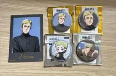 処分　進撃の巨人　エルヴィン　渋谷　Theキャラ　缶バッジ　特典