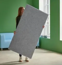 美品　IKEA ルームディバイダー　仕切り　パーテーション　脚スタンドセットのサムネイル