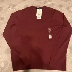 エクストラファインメリノ　クルーネックセーター