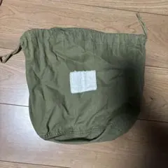 60s U.S. Military 巾着バッグ オリーブグリーン　実物