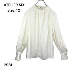 ATELIER SIX　アトリエシックス　シャツ　トップス　長袖　40 おしゃれ