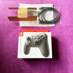 プロコン 純正 ブラック P3a-8 【箱,充電ケーブル付き】