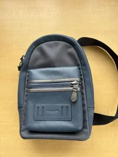 COACH ボディバッグ ダークブルー