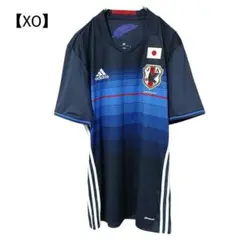 アディダス サッカー日本代表 2016ユニフォーム XOサイズ ネイビー ブルー