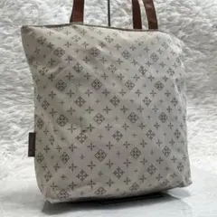 russet ラシット 総柄 モノグラム キャンバス トートバッグ　A4可能