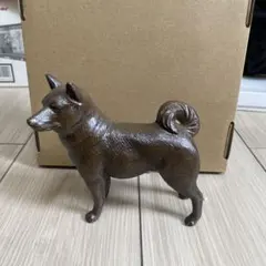 ブロンズ 犬の置物