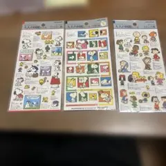 大人の図鑑シールスヌーピー3枚セット