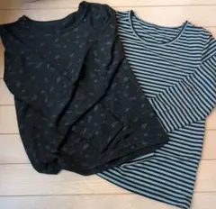 GU 宇宙柄 、ボーダー スタイルヒート 140サイズ