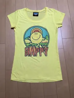 JUNK FOOD MR. HAPPY 半袖Tシャツ イエローのサムネイル