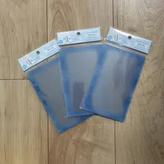 【クーリア】とうめいシールシート3個セット ブルー