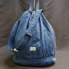 【ポーター】美品　藍染　インディゴ　ショルダーバッグ　2層　デニム　ネイビー リメイク PORTER 藍染め インディゴ ショルダーバッグ デニム
