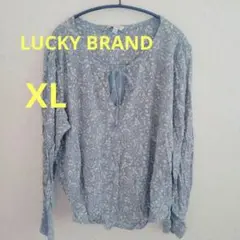 LUCKY BRAND 花柄長袖シャツ XL