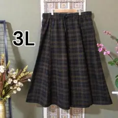 新品 タグ付 3L レディース スカート ロングスカート ノアンヌ 大きいサイズ