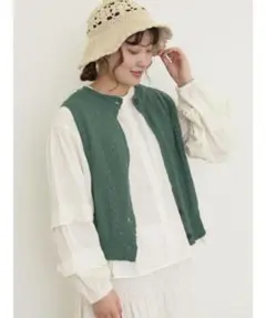 スラブ前後2WAYベスト ／Samansa Mos2