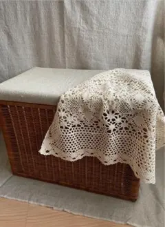 ラタンスツール収納