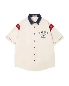 【新品未使用】 JAECANO 半袖シャツ Lサイズ 韓国 オシャレのサムネイル