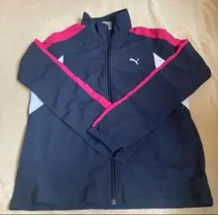 Puma トレーニングジャケット ネイビー/ピンク