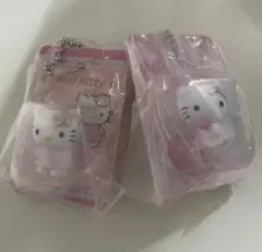 ハローキティ カプセルトイ パッケージチャーム2個セット