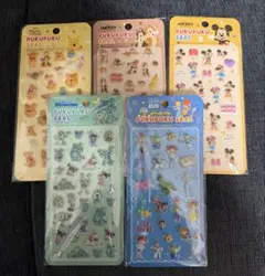 ディズニー キャラクター ステッカー 5枚セット