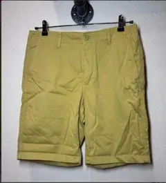 【新品・未使用】UNIQLOユニクロ／チノショーツ／イエローＳサイズのサムネイル