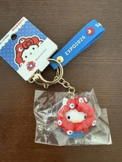新品ハローキティ ミャクミャクキーホルダー EXPO2025