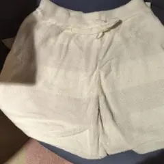 （タグ付)ジェラートピケ スムーズィー2ボーダーショートパンツ ラベンダー