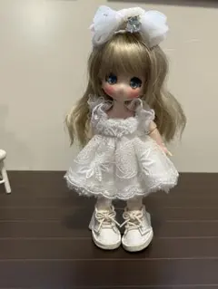 1/12 ドールサイズ ドレスセット（ホワイト）