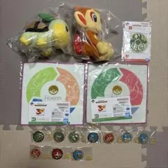 ポケモン 一番くじ ぬいぐるみ タオルハンカチ 30周年記念グラス
