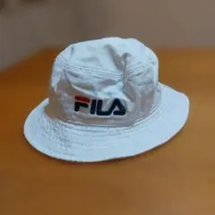 FILA　バケットハット　白　58㎝