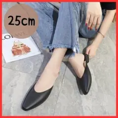 【美脚&快適】25cm ミュール サンダル レディース オフィス ローヒール
