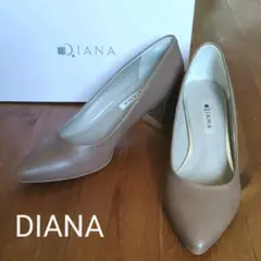 ダイアナ　メタルパーツ　パンプス