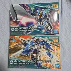 HG 1/144 ガンダムサンドロック改EW ダブルオーダイバーエース 2種