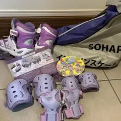 インラインスケート　こども　SOHAPI キッズプロテクター付
