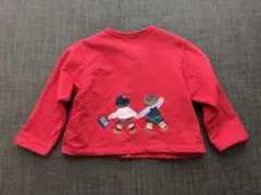 ファミリアfamiliar スウェットカーディガン90-100