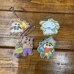 クレヨンしんちゃん ラバーストラップ 4個セット