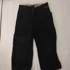 Burberry ブラック カジュアルパンツ