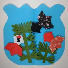 折り紙「金魚鉢」制作キット（1セット100円）