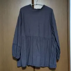 Samansa Mos2 前後2WAY襟フリルチュニック