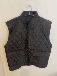 【お値下げ！】ブラック キルティングダウンベスト