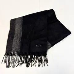 ポールスミス Paul Smith マフラー ショール カシミヤ ブラック