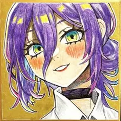 色紙 手書き レゼ アナログ ファンアート コピック チェンソーマン