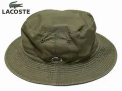 LACOSTE/ラコステ オリーブ系色 ワンポイントロゴ バケットハットのサムネイル