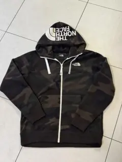 ザ ノースフェイス ★カモフラロゴフリースジップパーカーS