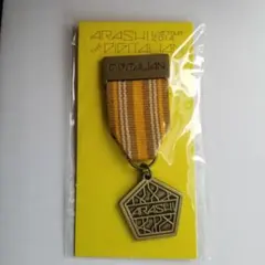 同梱割有　嵐　ARASHI DIGITALIAN 　メダルブローチ　 黄色
