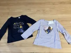 未使用　美品　wish ディズニープリンセス　長袖Tシャツ 90 ２枚セット